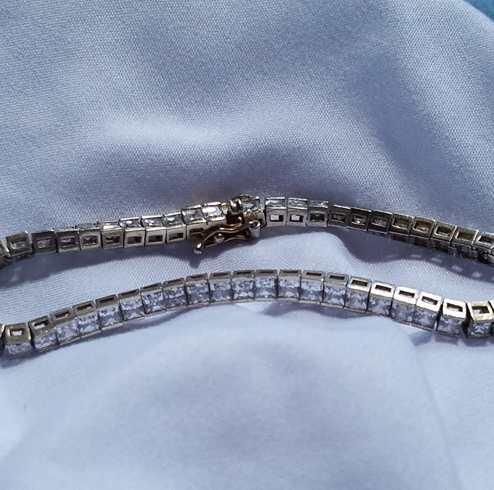 Vintage cz tennis bracelet